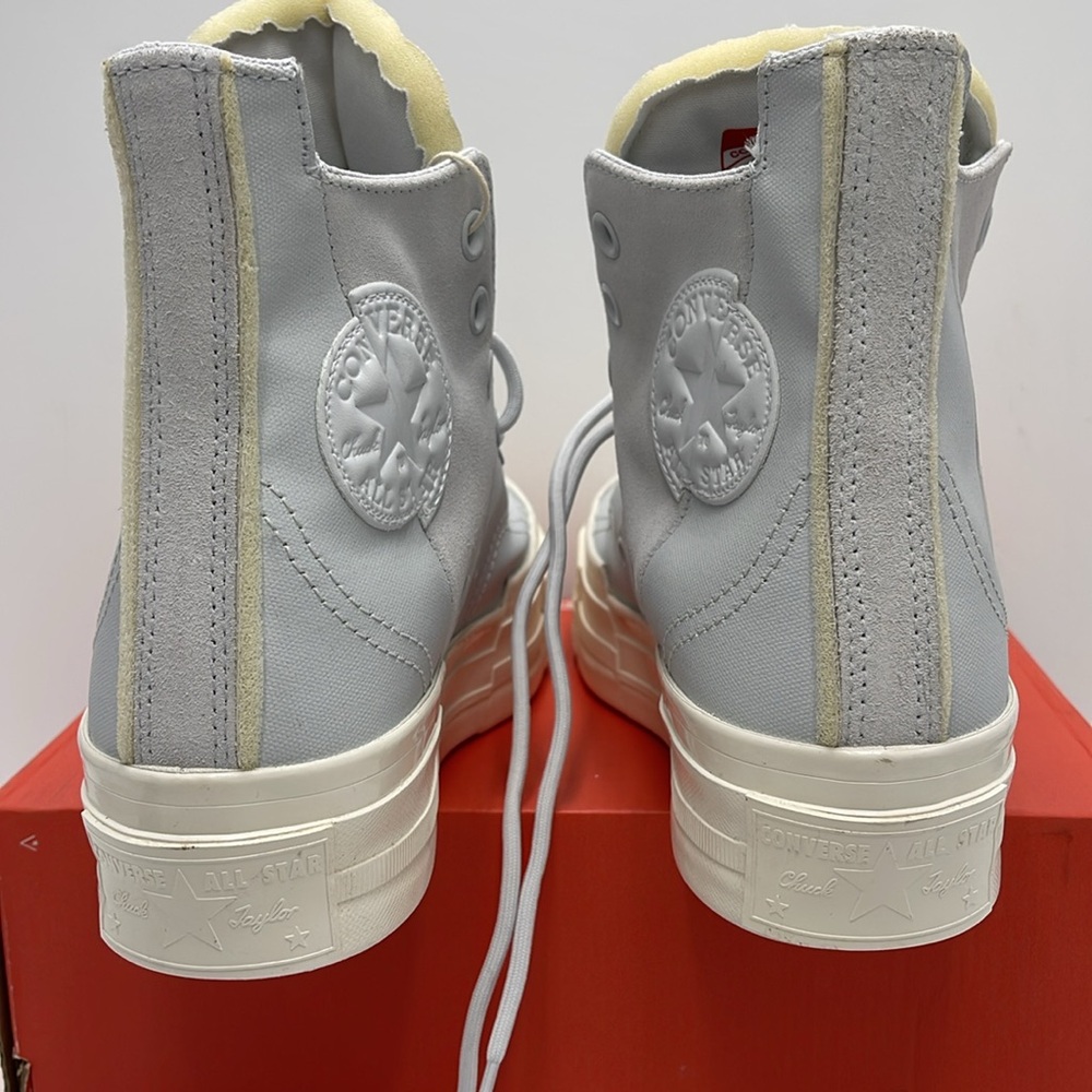 Converse WMNS CHUCK 70 PLUS HI MOONBATHE/EGRET/MOONBATHE A05259C Platforms Snkrs - Picture 14 of 16